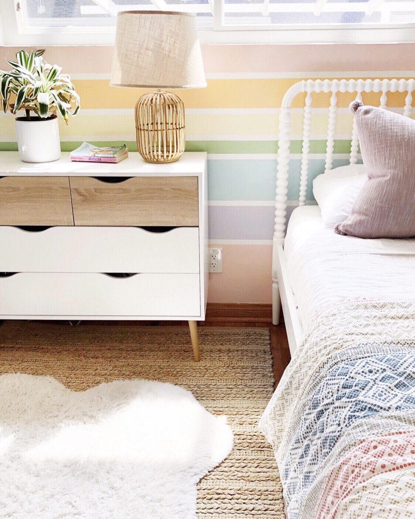 Rainbow Wall Kids Room