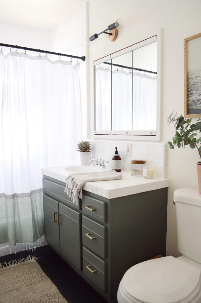 Kristin Dion Design DIY Bathroom Remodel After Photo