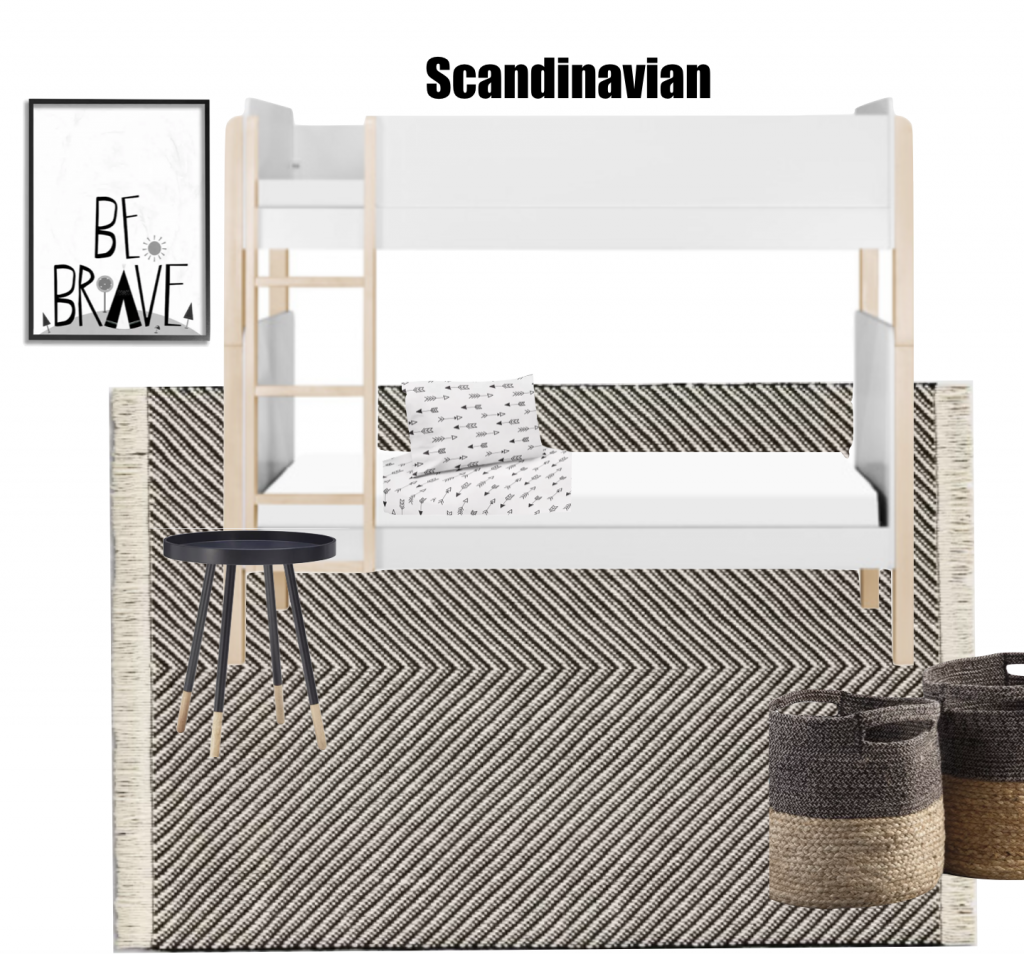 Scandinavian Inspired Boys Bedroom 