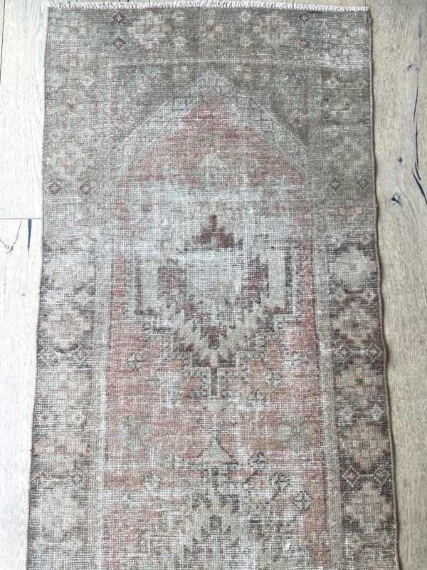 faded vintage rug runner