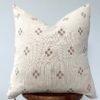 patterned neutral pillow cover
