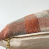 plaid wool vintage pillow cover