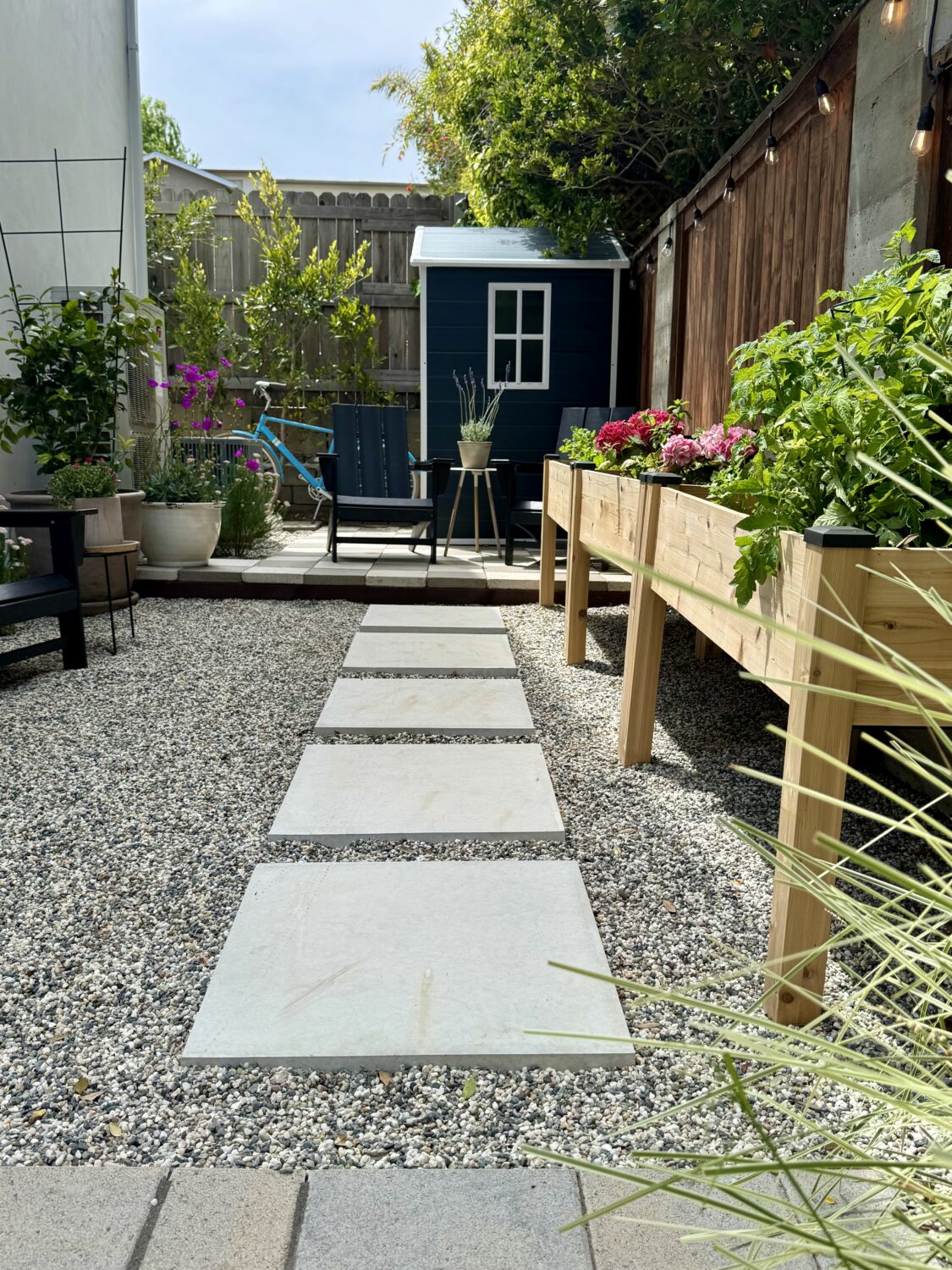 our backyard garden sanctuary